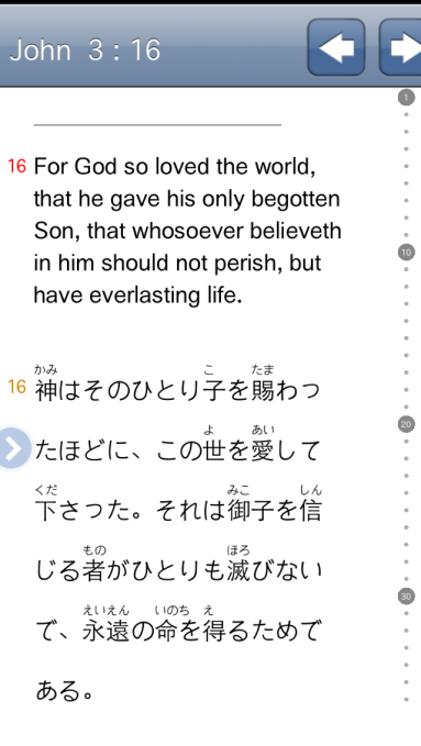 John 3:16 Furigana Hiragana Bible
